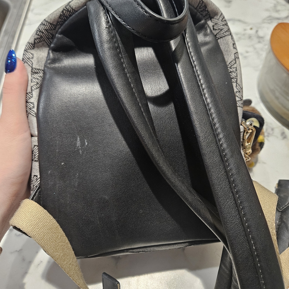 Michael Kors Gray and Black Women's Mini Backpack - Picture 5 of 5